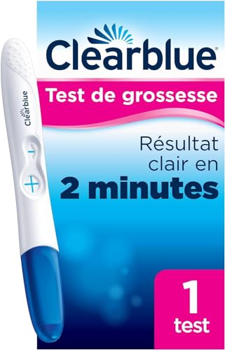 Clearblue - Prueba de embarazo con DetecciÃ³n rÃ¡pida, resultado desde tan solo 1 minuto, 1 test