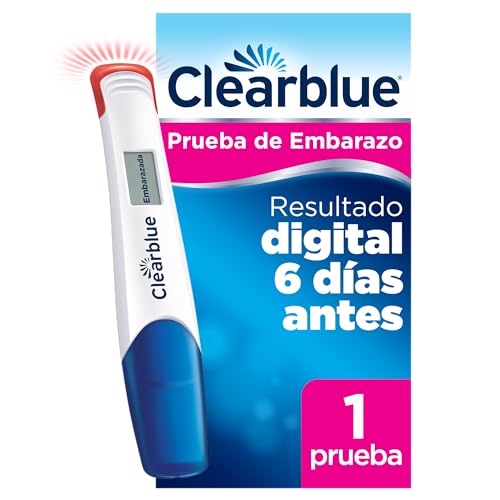 Clearblue Ultratemprana Digital, Prueba de Embarazo (10 mIU/ml), Ninguna Prueba Puede IndicÃ¡rtelo con Tanta AntelaciÃ³n â€“ 1 Test Digital
